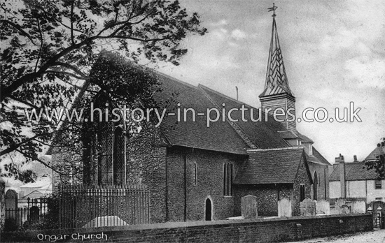 Ongar Church. Essex. c.1915